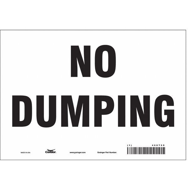 Safety Sign, 7 in Height, 10 in Width, Vinyl, Vertical Rectangle, English, 468T59