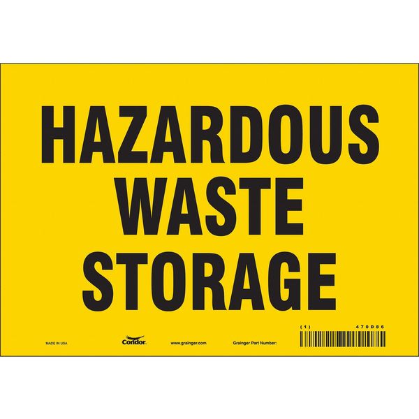 Safety Sign, 7 in Height, 10 in Width, Vinyl, Vertical Rectangle, English, 470D86