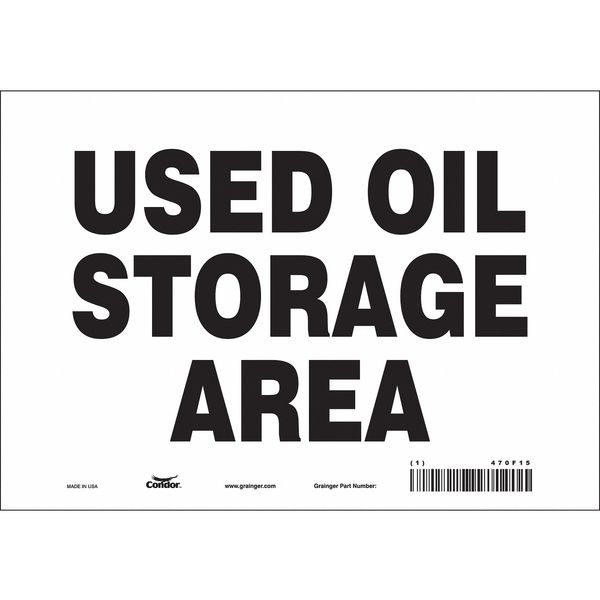 Safety Sign, 7 in Height, 10 in Width, Vinyl, Vertical Rectangle, English, 470F15