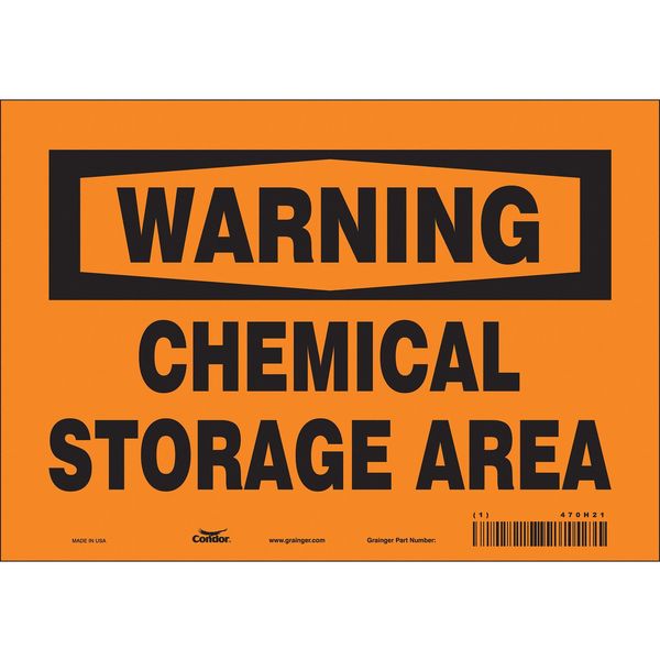 Safety Sign, 7 in Height, 10 in Width, Vinyl, Vertical Rectangle, English, 470H21
