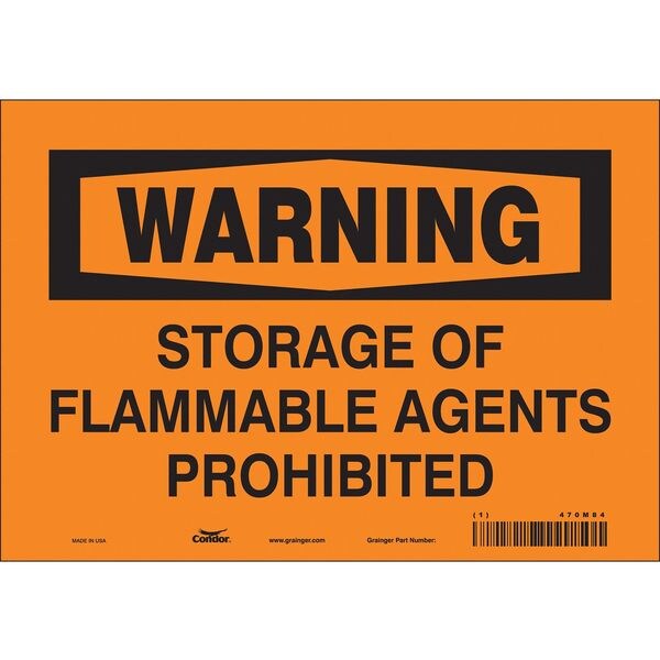 Safety Sign, 7 in Height, 10 in Width, Vinyl, Vertical Rectangle, English, 470M84