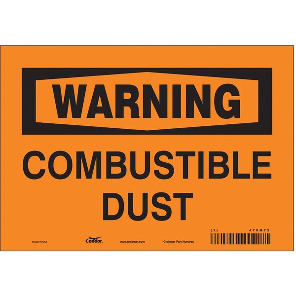 Safety Sign, 7 in Height, 10 in Width, Vinyl, Vertical Rectangle, English, 470M72