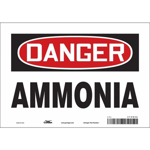 Safety Sign, 7 in Height, 10 in Width, Vinyl, Vertical Rectangle, English, 470R98