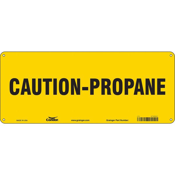Safety Sign, 7 in H, 17 in W, Polyethylene, Vertical Rectangle, English, 470R01