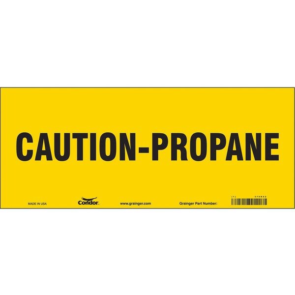 Safety Sign, 7 in H, 17 in W, Vinyl, Vertical Rectangle, English, 470R02