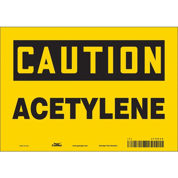 Safety Sign, 7 in Height, 10 in Width, Vinyl, Vertical Rectangle, English, 470R40