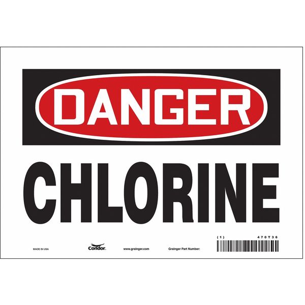 Safety Sign, 7 in Height, 10 in Width, Vinyl, Vertical Rectangle, English, 470T36
