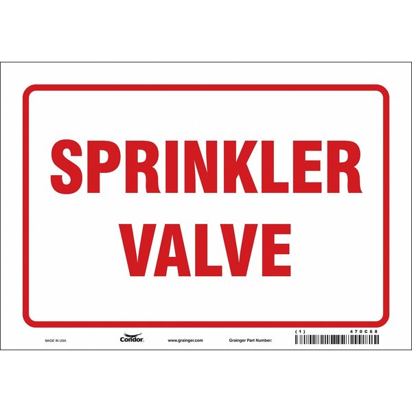 Safety Sign, 7 in Height, 10 in Width, Vinyl, Vertical Rectangle, English, 470C68