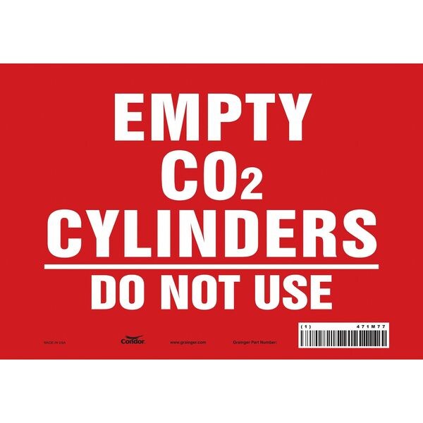 Safety Sign, 7 in Height, 10 in Width, Vinyl, Vertical Rectangle, English, 471M77