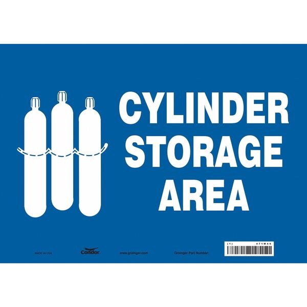 Safety Sign, 10 in Height, 14 in Width, Vinyl, Horizontal Rectangle, English, 471M46