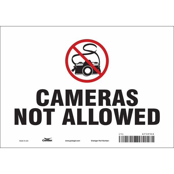 Safety Sign, 7 in Height, 10 in Width, Vinyl, Vertical Rectangle, English, 473F94