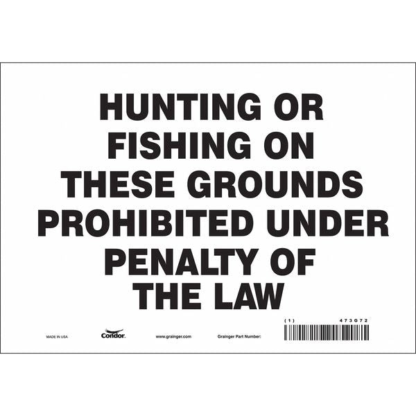 Safety Sign, 7 in Height, 10 in Width, Vinyl, Vertical Rectangle, English, 473G72