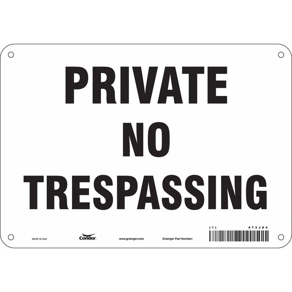 Safety Sign, 7 in Height, 10 in Width, Polyethylene, Vertical Rectangle, English, 473J84