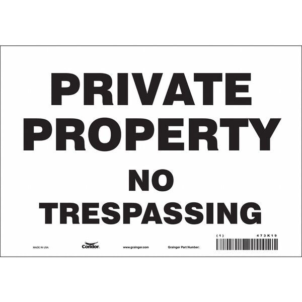 Safety Sign, 7 in Height, 10 in Width, Vinyl, Vertical Rectangle, English, 473K19