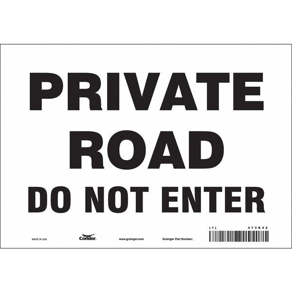 Safety Sign, 7 in Height, 10 in Width, Vinyl, Vertical Rectangle, English, 473K42
