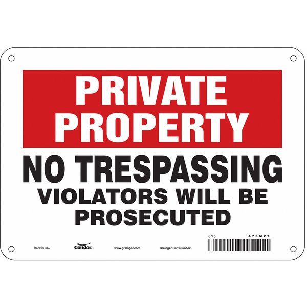 Safety Sign, 7 in Height, 10 in Width, Vinyl, Vertical Rectangle, English, 473M27