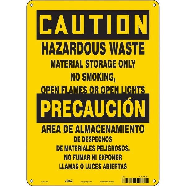 Safety Sign, 14 in H, 10