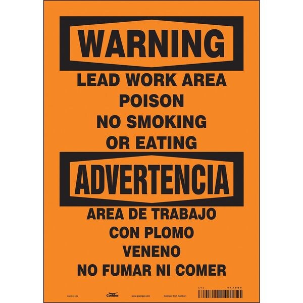 Safety Sign, 14 in H, 10