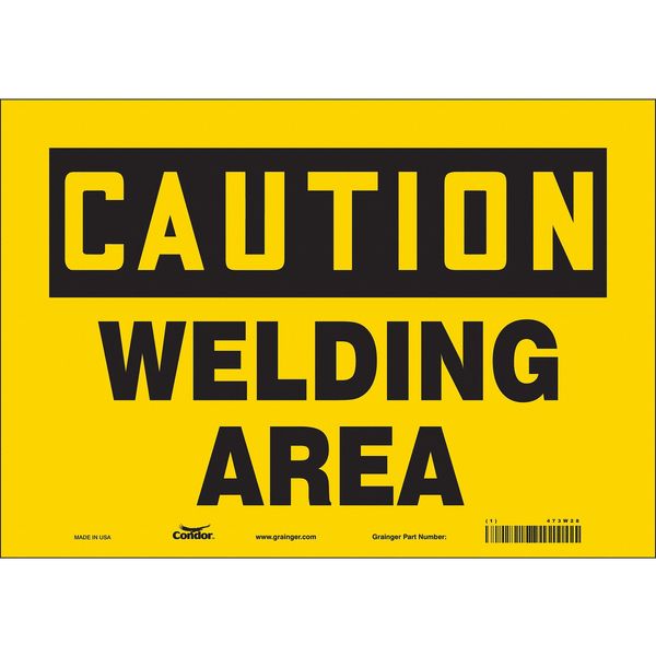Safety Sign, 7 in Height, 10 in Width, Vinyl, Vertical Rectangle, English, 473W28