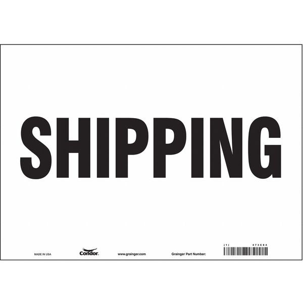 Safety Sign, 10 in Height, 14 in Width, Vinyl, Horizontal Rectangle, English, 473C84