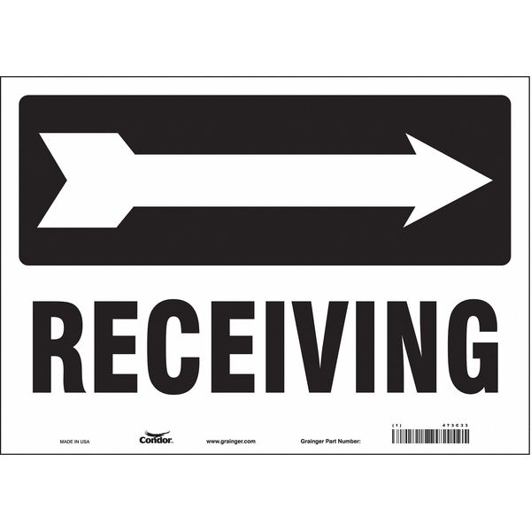 Safety Sign, 10 in Height, 14 in Width, Vinyl, Horizontal Rectangle, English, 473C33