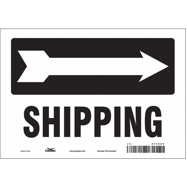 Safety Sign, 7 in Height, 10 in Width, Vinyl, Vertical Rectangle, English, 473C60