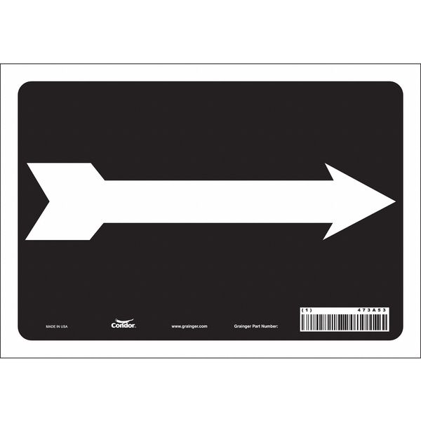 Directional Arrow Sign, No Text, 10