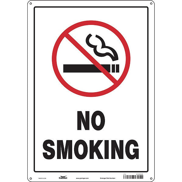 Safety Sign, 20 in H, 14 in W, Polyethylene, Vertical Rectangle, English, 474D08
