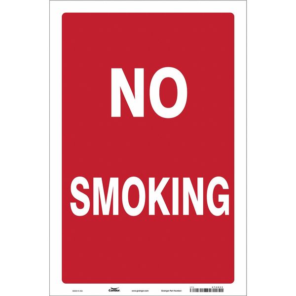 Safety Sign, 18 in Height, 12 in Width, Vinyl, Vertical Rectangle, English