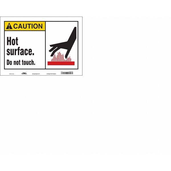 Safety Sign, 10 in Height, 14 in Width, Vinyl, Horizontal Rectangle, English, 474Y16