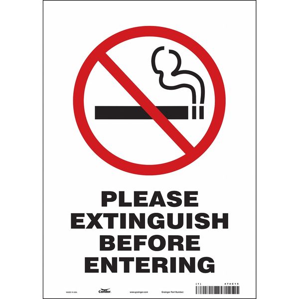 Safety Sign, 14 in H, 10