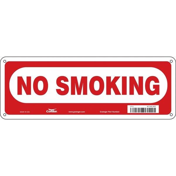Safety Sign, 5 in H, 14 in W, Polyethylene, Vertical Rectangle, English, 474C46