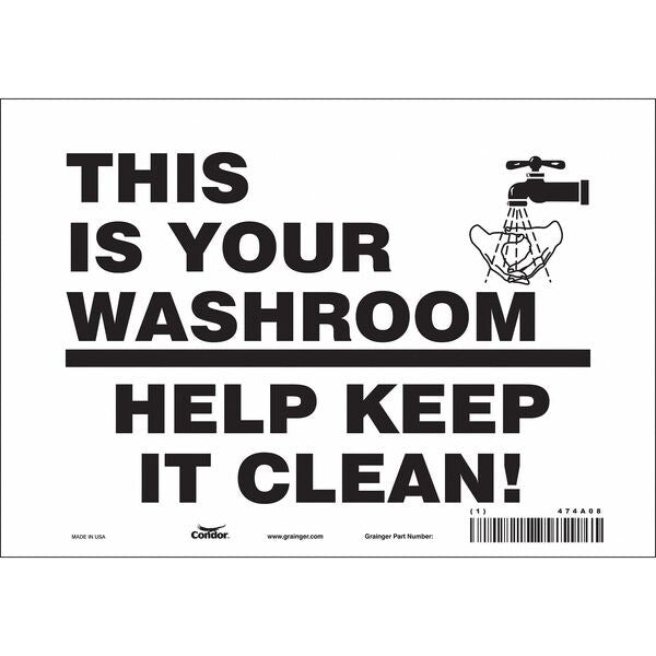Restroom Sign, 10