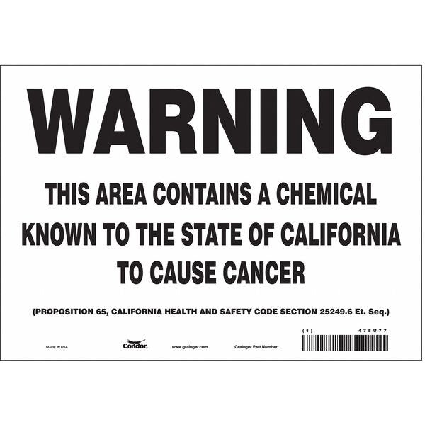 Safety Sign, 7 in Height, 10 in Width, Rectangle