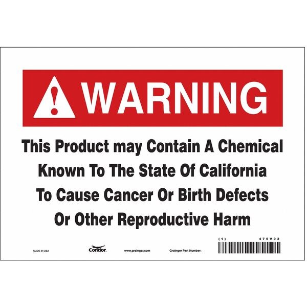 Safety Sign, 7 in Height, 10 in Width, Rectangle
