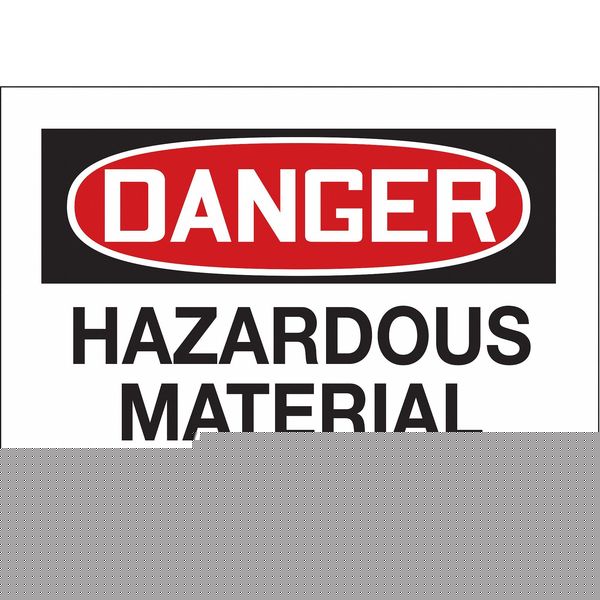 Safety Sign, 5 in Height, 7 in Width, Vinyl, Horizontal Rectangle, English, 476A55