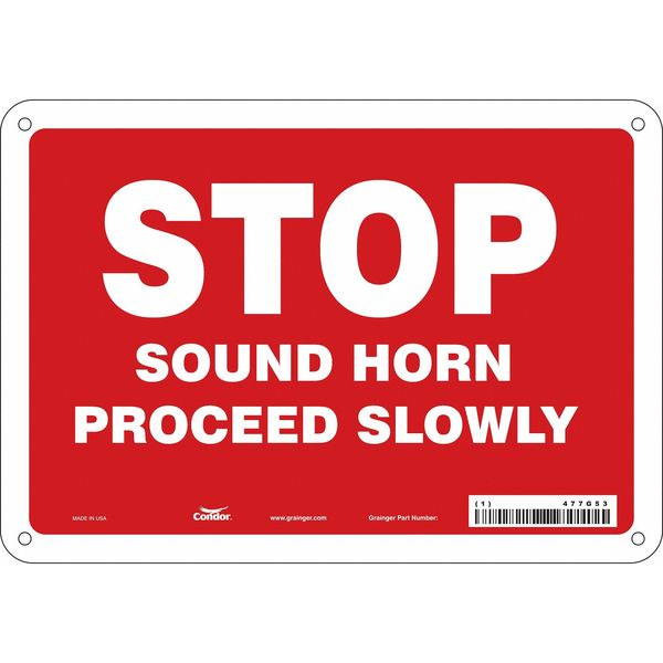 Stop Sound Horn Sign, 10