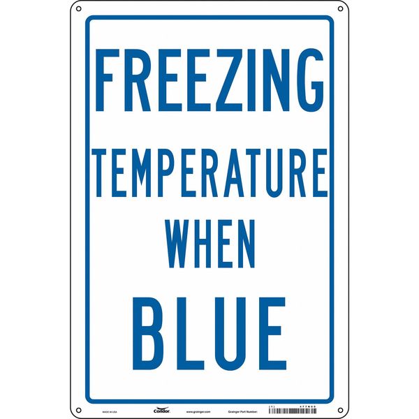 Traffic Sign, 18 in H, 12 in W, Polyethylene, Vertical Rectangle, English, 477N60