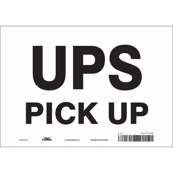 Traffic Sign, 7 in H, 10 in W, Vinyl, Vertical Rectangle, English, 477T29