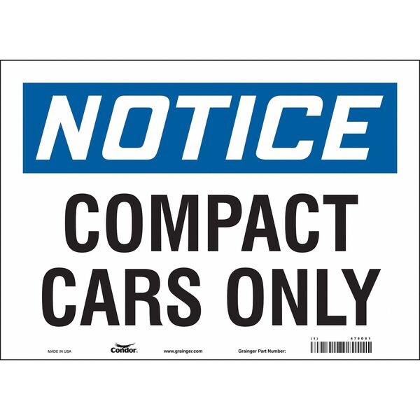 Compact Car Parking Sign, 10