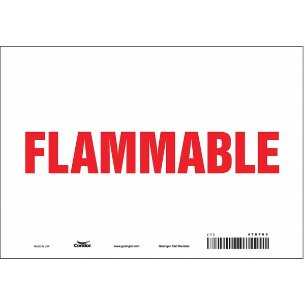 Danger Sign, 7 in H, 10 in W, Vinyl, Vertical Rectangle, English, 478F05
