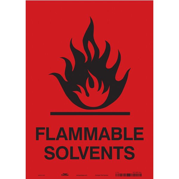 Danger Sign, 14 in H, 10 in W, Vinyl, Vertical Rectangle, English, 478F24