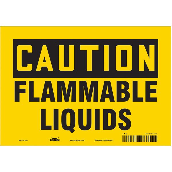 Danger Sign, 7 in H, 10 in W, Vinyl, Vertical Rectangle, English, 478F43