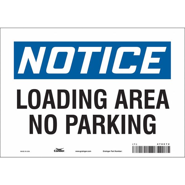 Safety Sign, 7 inx10 in, Vinyl, 478C72