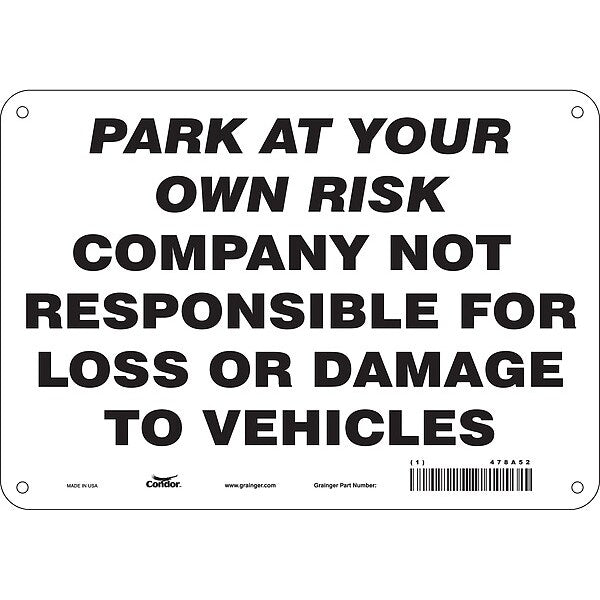 Theft Advisory Parking Sign, 7