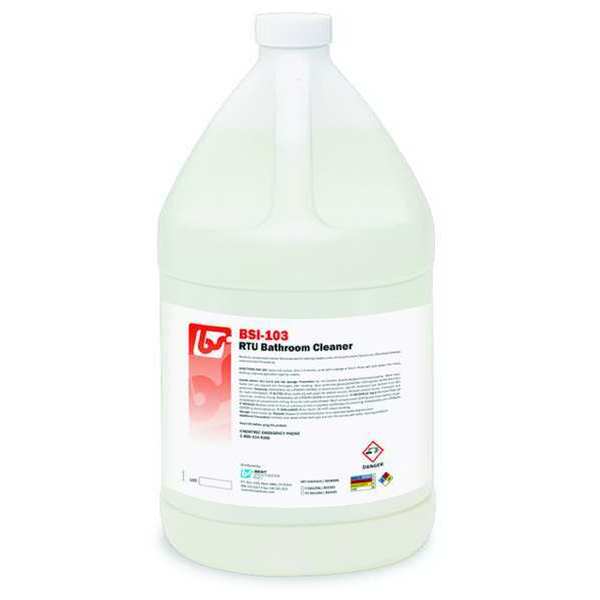 Bathroom Cleaner, Bottle, 1 gal., Fresh, PK4
