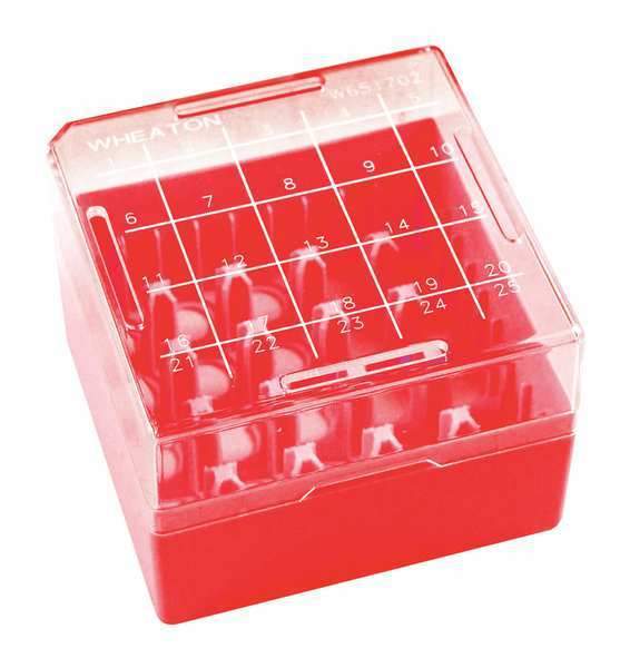 Freezer Box, Red, PK10