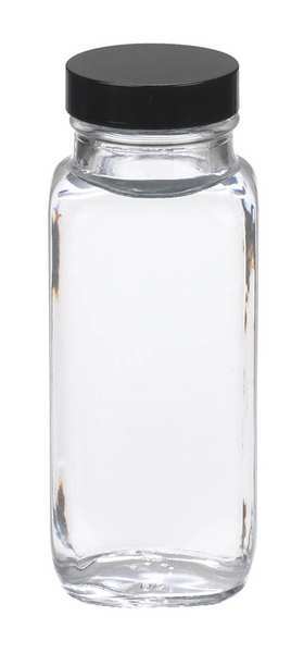 Square Bottle, 8 oz, PK24