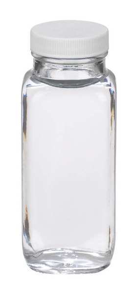 Square Bottle, 8 oz, PK84