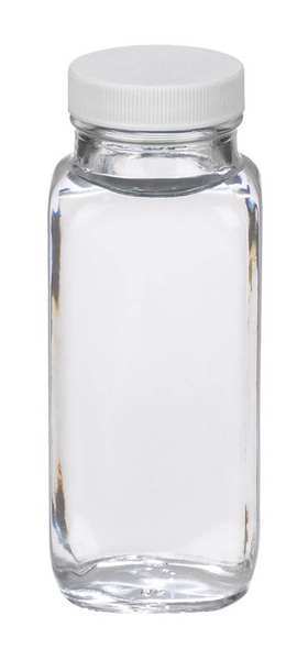 Square Bottle, 8 oz, PK24